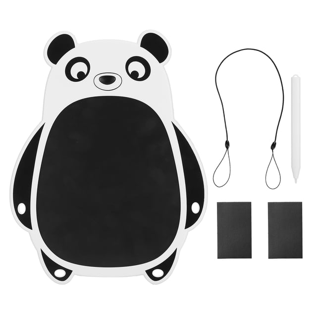 Tablero de dibujo portátil con pantalla a color para niños y adultos, tableta de escritura LCD con dibujos animados de panda