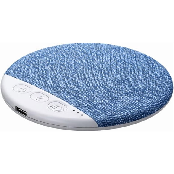 Under Pillow Speaker for Sleeping, 11mm Ultra-Thin Bluetooth 5.4 Pillow Speaker with Hi-Fi Sound & 3 Sleep Timer, Built-in White Noise, 20-48 Hour Battery Life, Blue