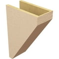 thumbnail image 5 of 7"W x 14"D x 21"H Classic Concord Rough Cedar Woodgrain TimberThane Corbel, Primed Tan, 5 of 6