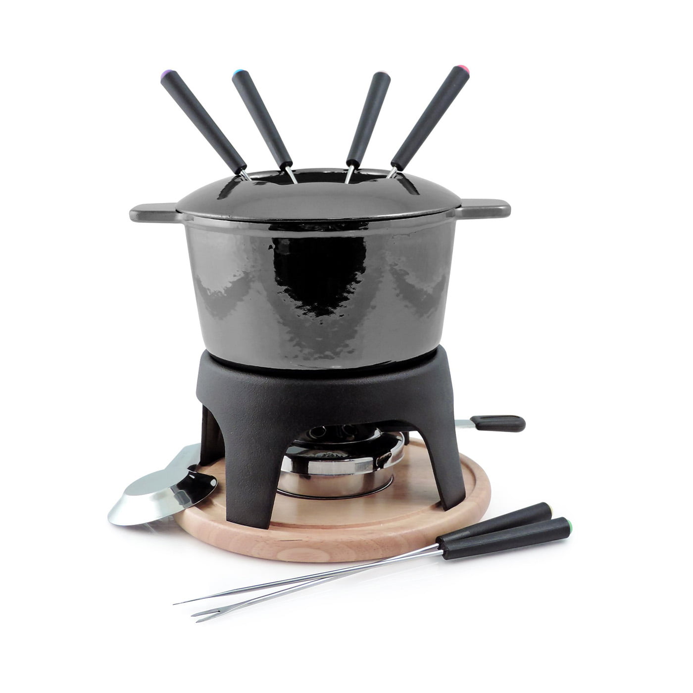 Total Chef TCRF08BN Raclette Party Grill and Fondue Set - Walmart.com