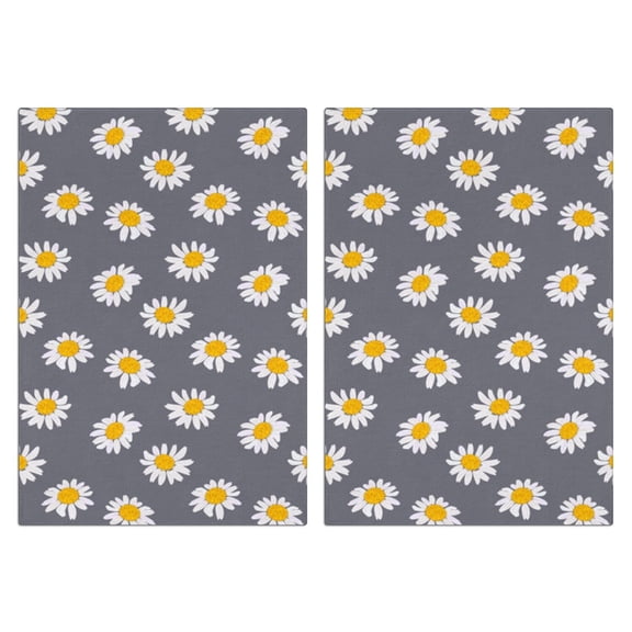 2 Pcs Funny Kitchen Towels,Sunflower Microfiber Dish Towels,Kitchen Tea Towels,Kitchen Towel Set (18" X 26")