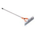 thumbnail image 1 of Thatch Rake, 14.7 Inch Wide Dethatcher Rake, Carbon Steel Stainless Steel Metal Rake with Handle for Cleaning Dead Grass, Lawn Loosening Soil Rake, 1 of 7