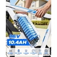 thumbnail image 4 of QNUT Full Aluminum Electric Bike for Adults & Teens, Peak 750W, Upgraded Adjustable Handlebars, 21-Speed Commuter E-Bike with Dual Disc Brakes, 40-Mile Range, for mountain & Commuter (Dawn Glide), 4 of 9