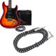 thumbnail image 1 of Cable de Guitarra Eléctrica ANGGREK de ángulo Recto con Reducción de Ruido de Núcleo de Cobre, 1 of 8