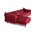 thumbnail image 4 of Sala Modular Reversible Makora Duomo Con Memory Foam, Color Rojo, Lino Respaldo Reclinable De 3 posiciones., 4 of 8
