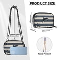 thumbnail image 4 of FORMRS Mini Crossbody Bag for Women Adjustable Shoulder Rope Travel Casual Phone Purse, Dark Sharks, 4 of 7