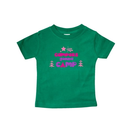 

Inktastic Campers Gonna Camp Stars Trees - Pink Purple Gift Baby Boy or Baby Girl T-Shirt