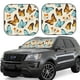 thumbnail image 1 of Balery Butterflies Parasol para parabrisas de coche de 2 piezas | Parasol plegable para parabrisas delantero de coche para la mayoría de sedanes-Large, 1 of 6