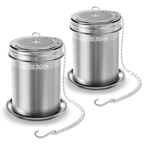 Infusor de té HOUSE AGAIN, paquete de 2, malla de acero inoxidable