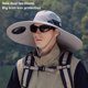 thumbnail image 4 of Sombrero Ventilador Solar Gorro Pesca Al Aire Libre para Hombres Acampando (gris Claro), 4 of 9