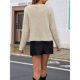 thumbnail image 5 of Suéteres de Punto para Mujer, Moda de Otoño, Larga, Botones, Chaqueta Informal de Moda, Ropa de Invierno Albaricoque M, 5 of 10