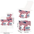 thumbnail image 3 of Nkmbld July 4th Decorations 12 Pc Flag Party Candy Box Recyclable Patriotic Thank You Goodie Gift Treat Bags for Patriotic Veterans Day Memorial Independence Retirement Party, 3 of 6