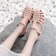 thumbnail image 1 of Sandalias con punta inferior suave para adultos, primavera y verano, zapatos planos con agujeros huecos para mujer, zapatos de gelatina, sandalias de playa, zapatos de plástico de estilo romano, 1 of 6