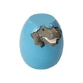 thumbnail image 2 of COSIEST Dinosaur Sculpture End Table, 14.6x16.9 inch Blue Concrete Finish Side Table Stand, 2 of 8