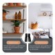 thumbnail image 3 of BRIGHTFUFU 2Ud Soportes Decorativos De Hierro Negro Para Estanterías En Tiendas Y, 3 of 5