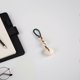 thumbnail image 3 of Chinese Car Hanging Keychain Pendant Good Luck Charm Round Shape Glass Material Daily Use 2Set, 3 of 4