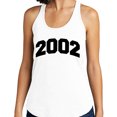 thumbnail image 2 of 2002 College Style Tank Top Fitted Racerback Women's Medium Heather Grey, 2 of 5
