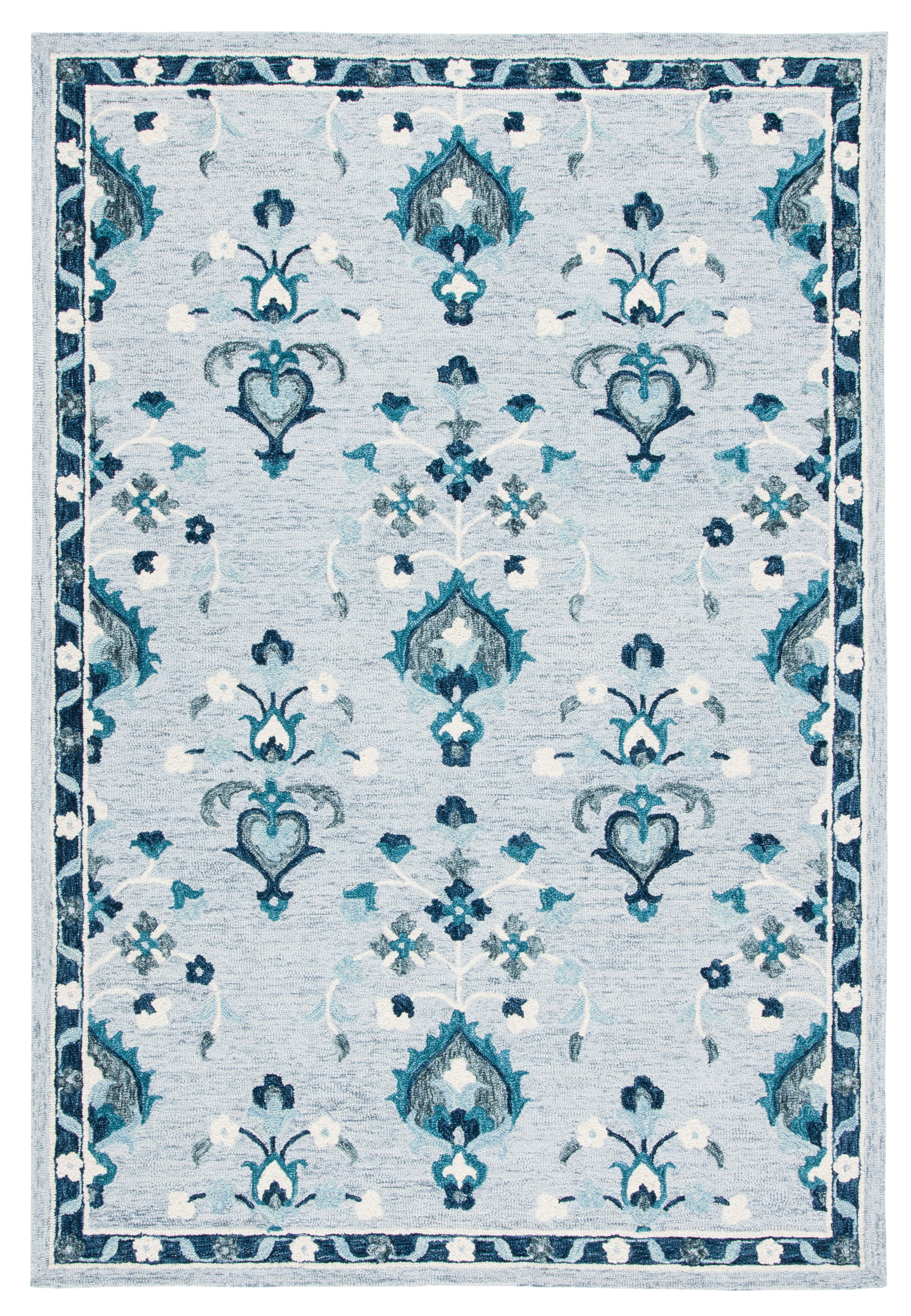 Safavieh Metro Leon Medallion Area Rug, Blue/Ivory, 8' x 10'