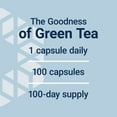 thumbnail image 5 of Life Extension Lightly Caffeinated Mega Green Tea Extract, 98% EGCG Polyphenols - Supports Cell, Heart & Brain Health - Gluten-Free, Non-GMO - 100 Vegetarian Capsules, 5 of 9