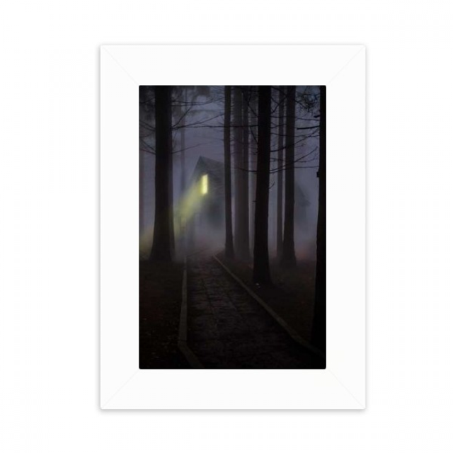 Night Dark Forestry Science Nature Scenery Desktop Photo Frame Picture Display Decoration Art Painting