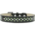 thumbnail image 4 of Dog, Puppy  Pet Ice Cream Collar, "Pearl and Lime Green Crystal Rimsets Sprinkles", 4 of 10