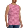 Balery Fish Scales Men's Sleeveless Muscle Shirts Workout Tank Top
