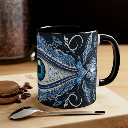 

Accent Coffee Mug 11oz Evil Eye