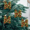 thumbnail image 4 of Adornos navideños personalizados para el árbol | Colgantes con monograma de 26 letras y diseño de gorro de Papá Noel, 4 of 5