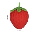 thumbnail image 3 of Strawberry Squishy Slow Rising Strawberry Stress Ball Squeezing Stress Relief Fidget Party Favor Gift, 3 of 5
