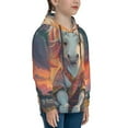thumbnail image 3 of Daiia Starry Sky Cute Horse for Boys Fashion Hoodies & Sweatshirts with Kangaroo Pocket,Hooded Sweatshirt for Kid, Breathable& Moisture Wicking-Large, 3 of 6