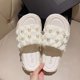 thumbnail image 5 of Zapatillas de baño,Zapatillas de Mujer Estilo Perla Zapatillas Casuales para Mujer Zapatillas de Mujer Rendimiento de Gama Alta, 5 of 12