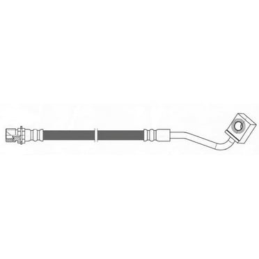 Centric 150.58317 Hydraulic Brake Hose Fits select: 2014-2015 JEEP GRAND CHEROKEE LIMITED, 2011 JEEP GRAND CHEROKEE
