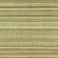 thumbnail image 1 of Ahgly Company Machine Washable Indoor Square Abstract Chrome Gold Yellow Area Rugs, 7' Square, 1 of 7