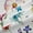 White Green Blue, variant on Homewish Boho Flower Butterfly Black Out Curtains,Rustic Floral Curtains Pack of 2 (42x63 Each),Pink White Blue Bedroom Curtains For Girls Teens,Ultra Soft Home Decor
