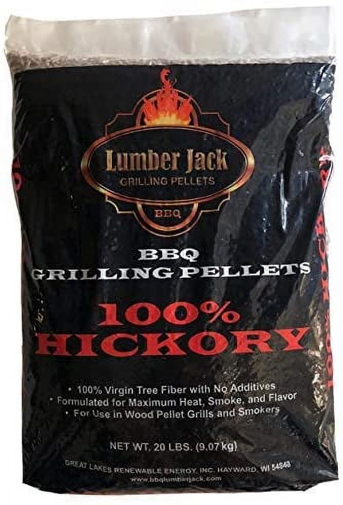 Lumber Jack 100% Hickory Grilling Pellets, 20 lbs