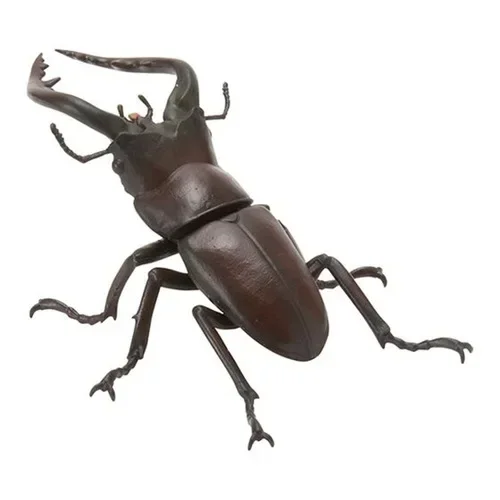 Ornement Œuf Torsadé Insecte Mini Coccinelle Unicorus Dynastes Simulation Modèle Animal Collection Ornement de Bureau Figurine Jouets