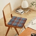 thumbnail image 4 of Linen Chair Cushion for Dining Chairs 16x16 Inch, Thick Seat Cushion with Non-Slip Straps & Removable Washable Cover, for Kitchen Office Cafe Chairs, 4 of 6