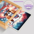 thumbnail image 4 of Cavalier King Charles Spaniel Patriotic Welcome for 4Th of July Independence Day Acrylic Plaque with Wood Photo Frame Box Dog Lover Gifts Light Box - 00010, 4 of 5