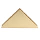 thumbnail image 3 of Servilletero Ecomeon triangular clásico de acero inoxidable dorado, 3 of 6