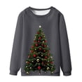 thumbnail image 1 of Sudaderas sin capucha para hombre, estilo casual, a la moda, con cuello redondo, estampado, de manga larga, blusas de manga larga y cuello redondo, blusas de poliéster para hombre, 1 of 4