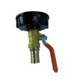 thumbnail image 1 of Scienceny Adaptador de grifo de agua de barriles, conector de válvula de jardinería reemplazable profesional reutilizable portátil, accesorio doblado de Materiales de construcción Recto 20mm Scienceny TO008848-04, 1 of 6