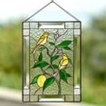 thumbnail image 3 of Stained Glass Window Panel ???? Acrylic Hanging Window Decoration Sun Hummingbird Catcher Hanging Ornament, 3 of 4