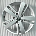 thumbnail image 5 of 4-Pack - Volkswagen VW Center Caps / Wheel Hub Emblems - Car Silver, 5 of 5
