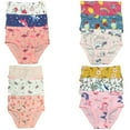 thumbnail image 2 of 12 Packs Toddler Little Girls Kids Underwear Cotton Briefs Size 2T 3T 4T 5T 6T 7T, 2 of 5