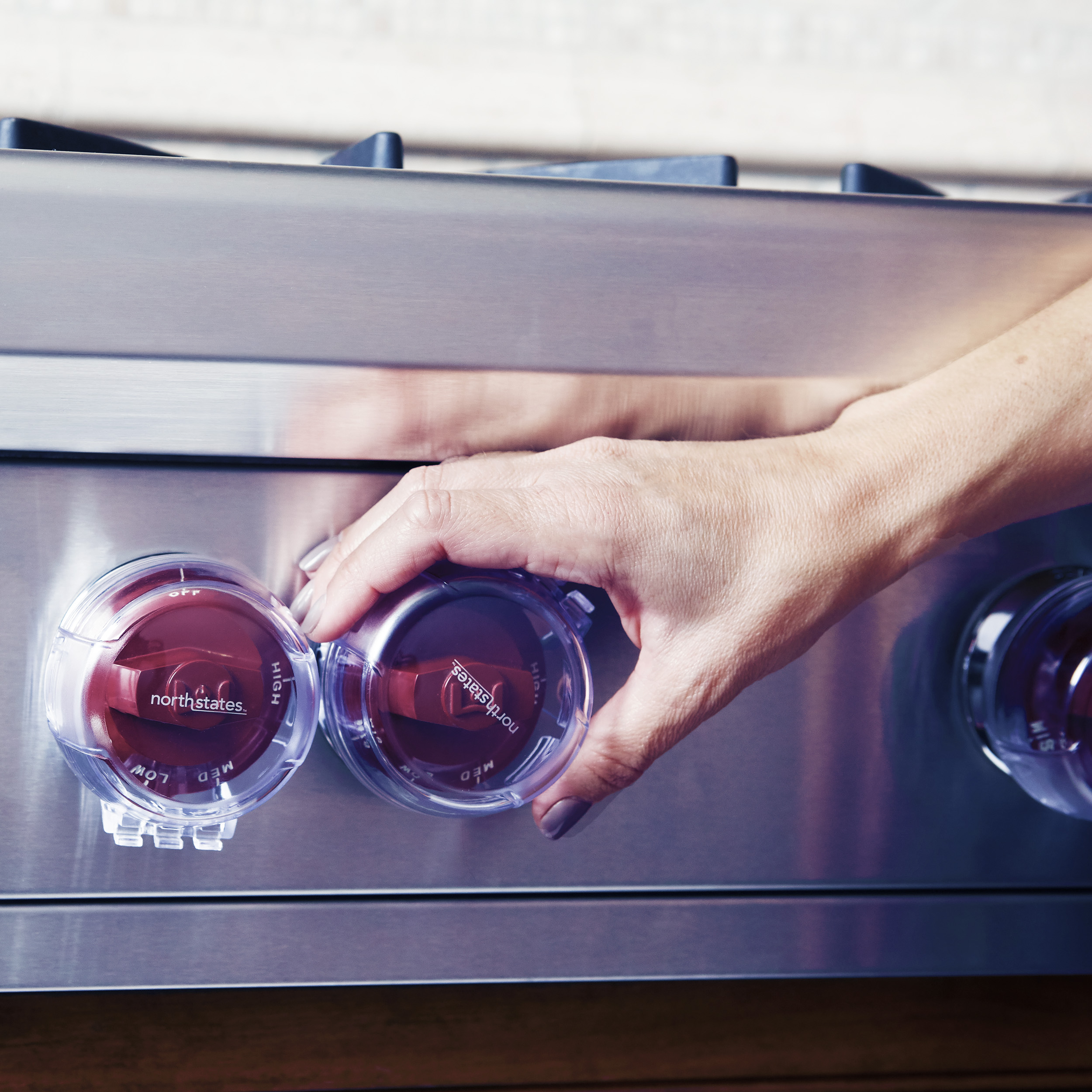 Toddleroo Appliance Knob Covers, 5-Count, Clear photo 2