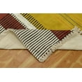 thumbnail image 7 of Casavani Green Hand Tufted Work Cotton Dhurrie Hallway Stair Runner Rug Outdoor Rug 4x15 feet, 7 of 7