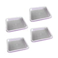 thumbnail image 4 of Bandejas germinadoras de semillas de 4 piezas, gran capacidad, germinación de plantas en interiores y exteriores Violeta, 4 of 8
