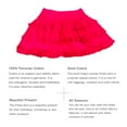 thumbnail image 2 of Kidsy Toddler Baby Girls Frilled Skirt – Peruvian Pima Cotton, Elastic Waist, Pull-On, Solid Colors – Hot Pink, 3, 2 of 4