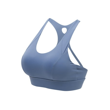 

ELENXS Women Fitness Sports Bra Running Yoga Bra Push Up Workout Top Vest