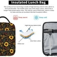 thumbnail image 4 of Sunflowers Flowers Insulated Lunch Bag, Reusable Lunch Box Tote Bag For Office Work Picnic Travel Women/Men, 4 of 6